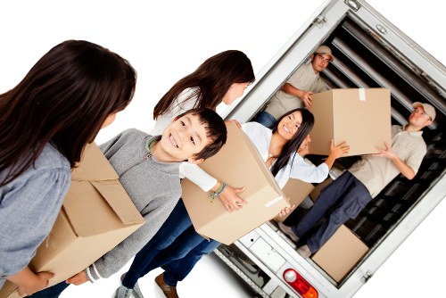 Removal truck hire in Temple with a large moving vehicle ready for a local relocation