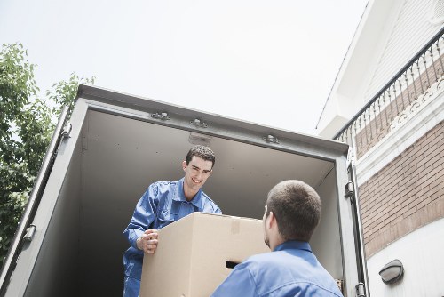 Protected furniture and organised loading during a move
