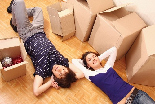 A newly settled living room after home moves in Temple