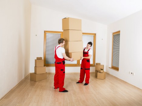 Temple man with van preparing a van for safe furniture transport
